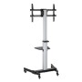 Manhattan 462327 Supporto TV a parete 2,18 m (86") Nero, Argento