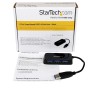 StarTech.com Hub Mini USB 3.0 SuperSpeed a 4 porte portatile - Nero (ST4300MINU3B)
