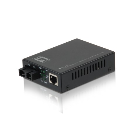 LevelOne GVT-2001 convertitore multimediale di rete 1000 Mbit/s 850 nm Modalità multipla Nero (GVT-2001)