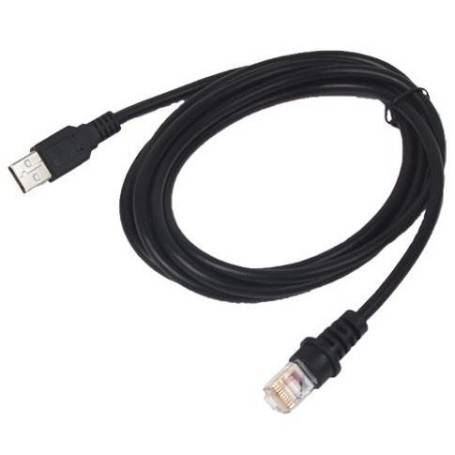 Datalogic 90A052258 cavo USB 2 m USB 2.0 USB A Nero (90A052258)