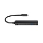 Conceptronic HUBBIES12B hub di interfaccia USB 3.2 Gen 1 (3.1 Gen 1) Type-C 5000 Mbit/s Nero (HUBBIES012B)