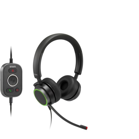 Snom A330D Auricolare Cablato A Padiglione Ufficio USB tipo A Nero (00004598)
