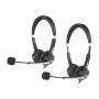 Hamlet HHEADM-CJS cuffia e auricolare Cablato A Padiglione Ufficio USB tipo-C Nero (HHEADM-CJS)