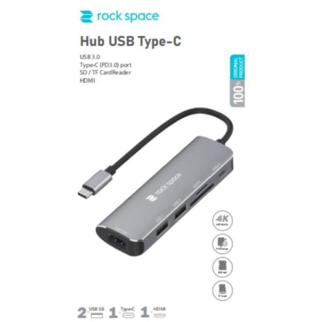 ROCK - HUB USB C - USB 3.0 (OT-95116)
