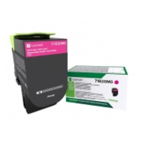 Lexmark 71B20M0 cartuccia toner 1 pz Originale Magenta (71B20M0)