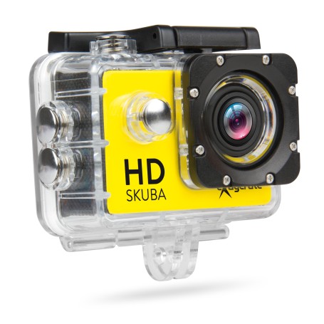 Hamlet Exagerate Skuba Action Cam action camera HD con schermo LCD da 2 pollici con custodia impermeabile de manico  (XCAM720HD)