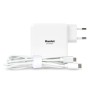 Hamlet 61W Type-C Charger alimentatore universale per notebook bianco (XPWNB65TC)