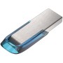 SanDisk Ultra Flair unità flash USB 128 GB USB tipo A 3.2 Gen 1 (3.1 Gen 1) Blu, Argento (SDCZ73-128G-G46B)