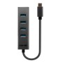 Lindy 43325 hub di interfaccia USB 3.2 Gen 1 (3.1 Gen 1) Type-C 5000 Mbit/s Grigio
