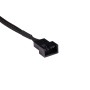 Y-Kabelsplitter 4-Pin auf 3x 4-Pin PWM, 60cm (schwarz) (18681)