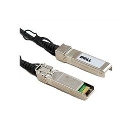 DELL 470-ABQE cavo a fibre ottiche 3 m QSFP28 Nero, Acciaio inossidabile (470-ABQE)