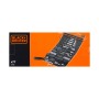 Mechaniker-Set mit Rolltasche, 76-teilig (schwarz/orange) (A7063-QZ)