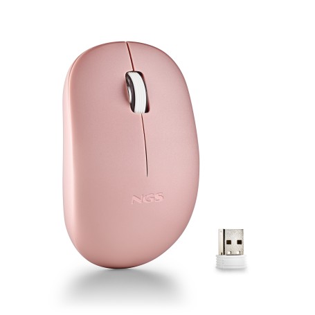 NGS FOG PRO mouse Ambidestro RF Wireless Ottico 1000 DPI (FOGPROPINK)