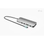 i-tec Metal C31NANOTRIPLED140UK replicatore di porte e docking station per laptop Cablato USB 3.2 Gen 1 (3.1 Gen 1) Type-C Grigi