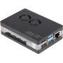 Joy-iT RB-CASEP4+03B accessorio per scheda di sviluppo Custodia Nero, Trasparente