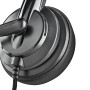 NGS VOX605 USB-C Auricolare Cablato A Padiglione Musica e Chiamate USB tipo-C Nero (VOX605USBC)