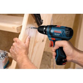 Bosch GSR 10,8-2-LI Professional Senza chiave Nero, Blu, Rosso (060186810D)