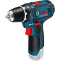 Bosch GSR 10,8-2-LI Professional Senza chiave Nero, Blu, Rosso (060186810D)