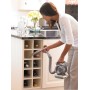 Black & Decker PD1820LF aspirapolvere senza filo Nero, Cromo Senza sacchetto