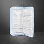 SMEG FAB28RPB6 Frigorifero da libera installazione con congelatore, design stile anni '50, azzurro pastello, cerniera a destra