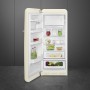 SMEG FAB28LCR6 Frigorifero da libera installazione con congelatore, linea di design Anni '50, crema, cerniera a sinistra