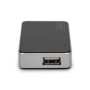 Digitus DA-70220 hub di interfaccia USB 2.0 Mini-B 480 Mbit/s Nero, Argento (DA-70220)