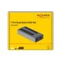 DeLOCK 63669 hub di interfaccia USB 3.2 Gen 1 (3.1 Gen 1) Type-B 5 Mbit/s Grigio (63669)