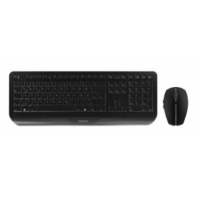 CHERRY Desktop GENTIX [DE] WL black Deutschland tastiera RF Wireless Nero (JD-7000DE-2)