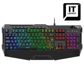 Sharkoon SKILLER SGK4 tastiera USB QWERTY Italiano Nero (SKILLER SGK4) (4044951026265)