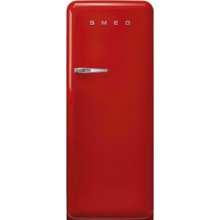 SMEG FAB28RRD6 Frigorifero con congelatore, design anni '50, rosso, cerniera a destra