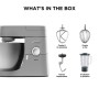 Kenwood Chef XL KVL4110S Sbattitore con base 1200 W Argento (0W20011163)