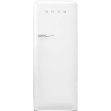 SMEG FAB28RWH6 Frigorifero con congelatore, linea di design Anni '50, bianco, cerniera a destra