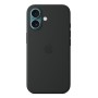 Silikon Case mit MagSafe (schwarz, iPhone 16) (MYY13ZM/A)