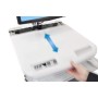 Ergotron StyleView Alluminio, Grigio, Bianco Pannello piatto Carrello multimediale (SV44-1261-2)