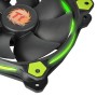 Thermaltake Riing 14 Case per computer Ventilatore 14 cm Nero, Verde (CL-F039-PL14GR-A)