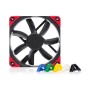 Noctua NF-S12A PWM chromax.black.swap Case per computer Ventilatore 12 cm Nero 1 pz (NF-S12A PWM Chromax.black.swap)
