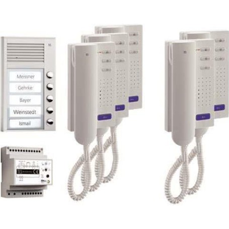 TCS Türsprechanlagen-Set PPA05-EN/02 pre pack5 AP 5Teilnehmer (PPA05-EN/02)