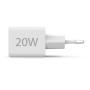 Hama 00201991 Caricabatterie per dispositivi mobili Auricolare, Power bank, Smartphone, Tablet Bianco AC Ricarica rapida Interno