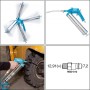 Fettpresse 9042N-1 (silber/blau, hydraulisch)