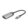 HYPER HD-H8K USB tipo-C HDMI Acciaio inossidabile (HD-H8K-GL)