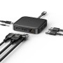 HYPER HD583-GL replicatore di porte e docking station per notebook USB 3.2 Gen 1 (3.1 Gen 1) Type-C Nero