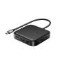 HYPER HD583-GL replicatore di porte e docking station per notebook USB 3.2 Gen 1 (3.1 Gen 1) Type-C Nero