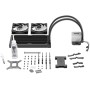 be quiet! LIGHT LOOP 240mm Black Processore Raffreddatore di liquidi tutto in uno 24 cm Nero 1 pz (BW020)