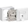 Goobay 68244 presa energia RJ-45 Bianco