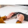 BakkerElkhuizen Goldtouch Travel Go tastiera USB Tedesco Grigio (BNEGTTDE)