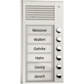AP-Tuerstation PAK06-EN Audio 6 Tasten 1-r. AP silber (PAK06-EN)