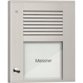 Audio Außenstation PDS PDS01-EN/04 1Taste 1reihig AP silber (PDS01-EN/04)