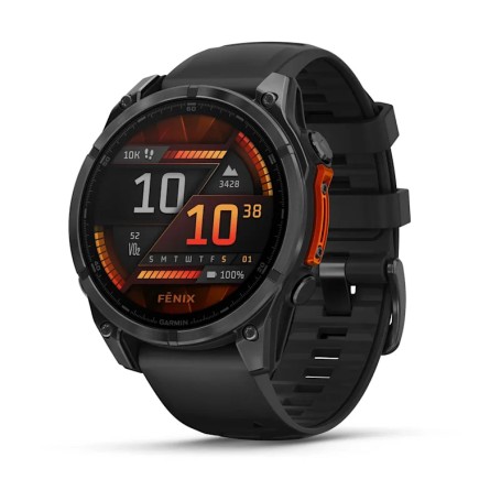 Garmin Fenix 8 3,56 cm (1.4") AMOLED 47 mm Digitale 454 x 454 Pixel Touch screen Nero Wi-Fi GPS (satellitare) (010-02904-00)