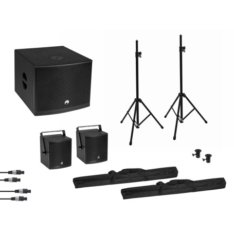 Omnitronic 20000836 altoparlante Nero Con cavo e senza cavo 800 W