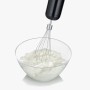 Stabmixer SM 3772 (schwarz/edelstahl, 600 Watt, mit Zerkleinerer und Schneebesen)